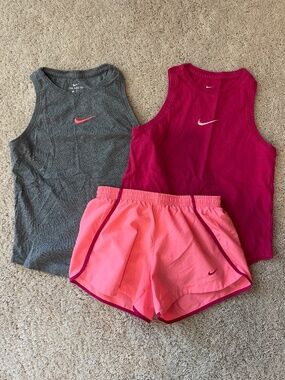 Nike outfit tank tops and shorts